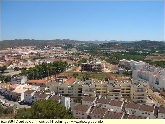 Looking Eastwards from Silves Fortress