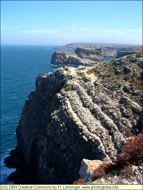 The West Coast of Portugal seen from Cabo de Sao Vincente