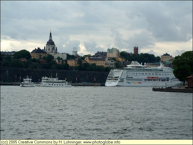 Katarina Kyrka seen from Gr�na Lund
