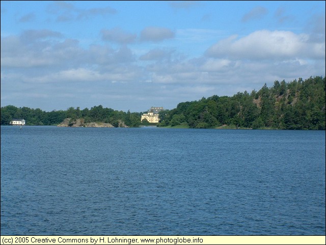 First Glance of Drottningholm Palace