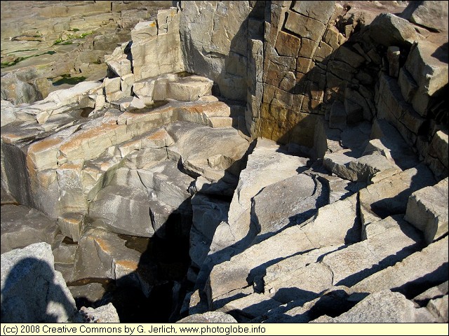 rock formation on L'Ile Grande