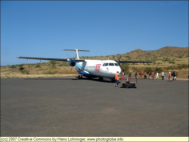 Embarking the Airplane to Praia