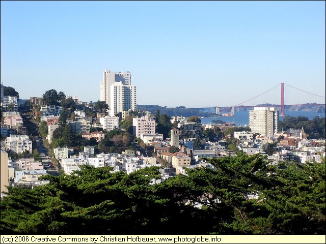 Russian Hill and Lombard Street