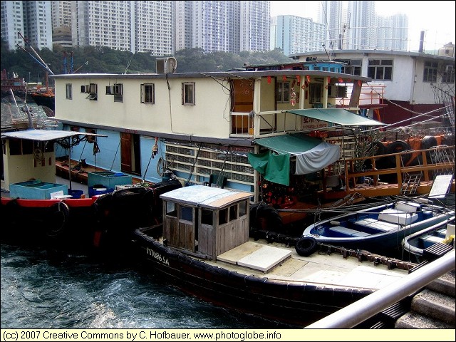 Houseboats in Aberdeen