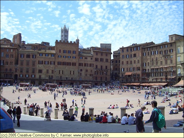 Siena - Piazza del Campo and the Cathedral