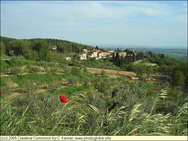 Countryside around Castellina in Chianti