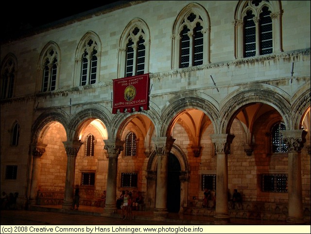 Rector's Palace at Night