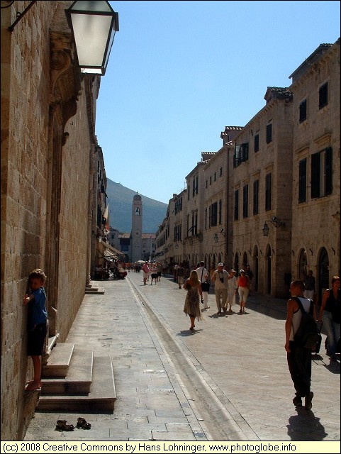 Stradun and Bell Tower