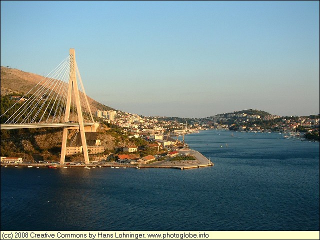 New Harbor of Dubrovnik in Gruz