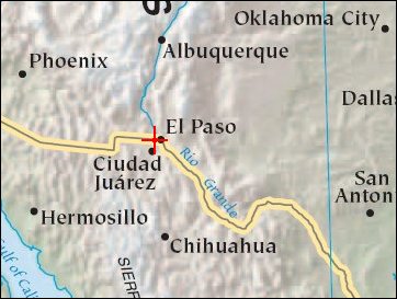 Map: El Paso