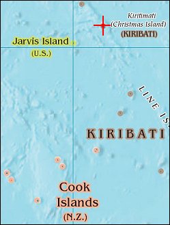 Map: Kiritimati (Christmas Island)