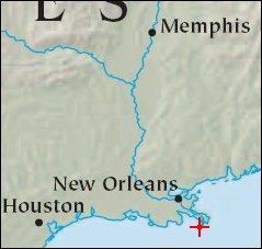 Map: Mississippi Estuary