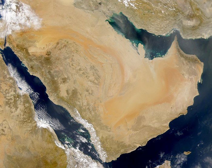 Saudi Arabia from Space
