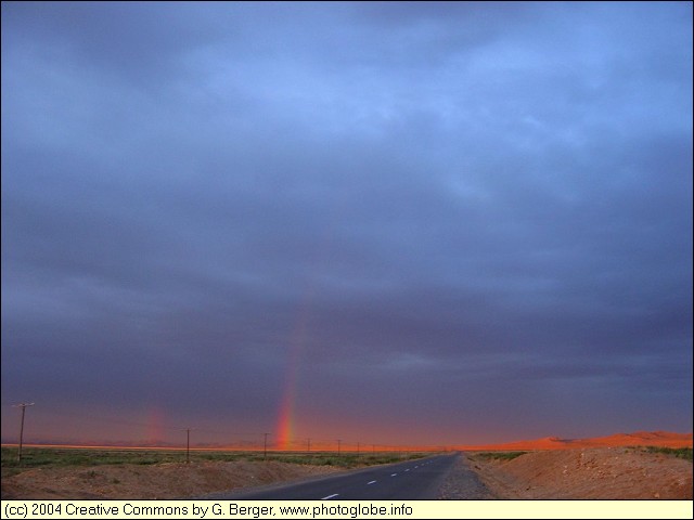 Rainbow over the Millenium Road