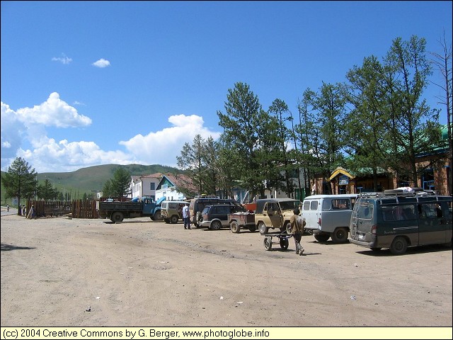 Road Scene at Tsetserleg