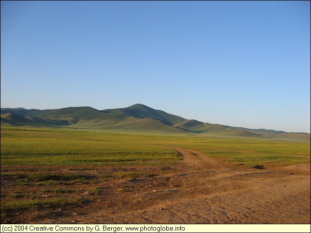Landscape near Tsetserleg