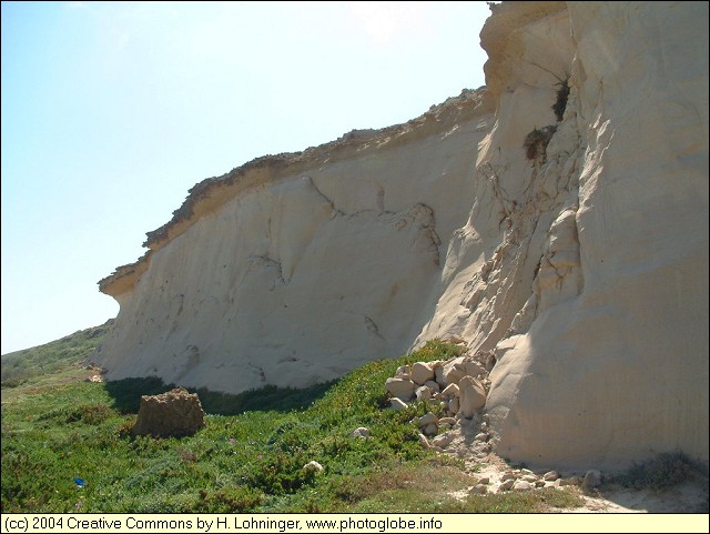 Sandstone near Marsalforn