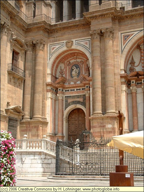 Mlaga - Portal of the Cathedral