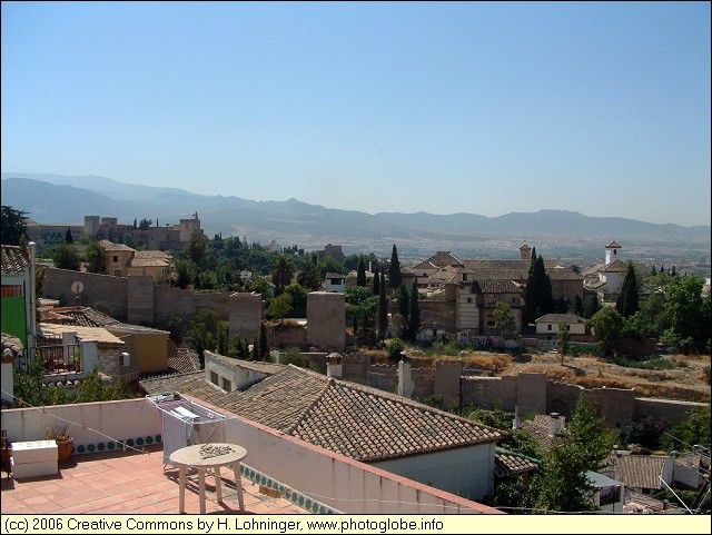 Alhambra seen from San Crist�bal