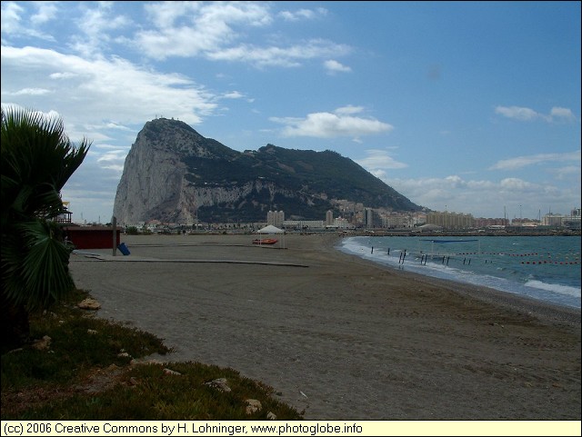 Gibraltar seen from La Linea