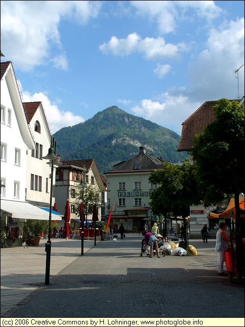 Karren and Staufen seen from City Center