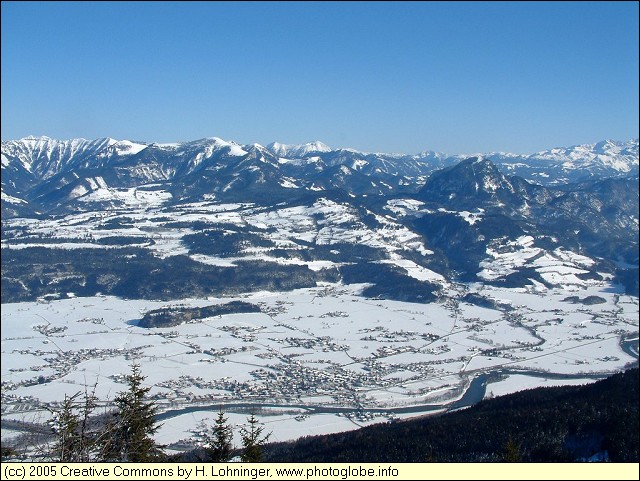 Salzach Valley seen From Rossfeld