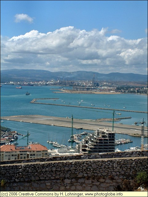 Harbour of Gibraltar and La Linea