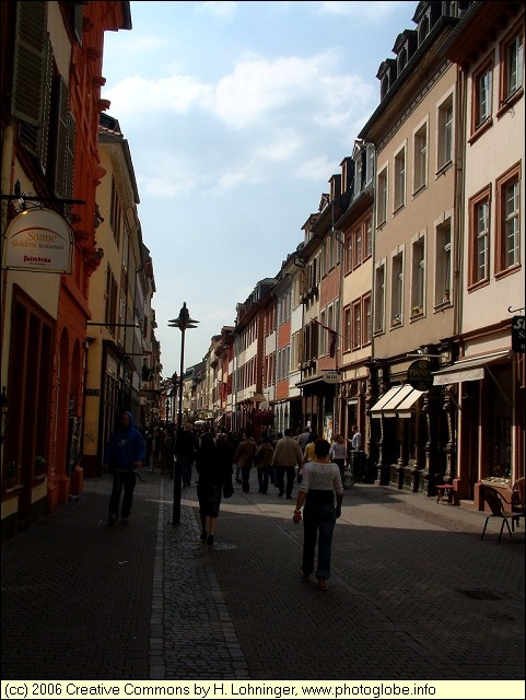 Pedestrian Zone in the City Center