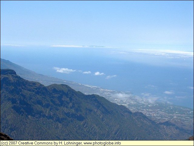 Los Llanos seen from Roque de los Muchachos