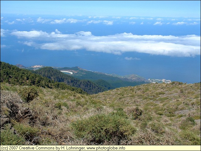 Barlovento and Los Sauces seen from Above