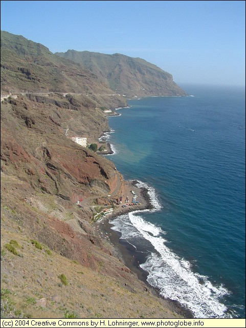 Playa de las Gaviotas seen from Punta de los Organos