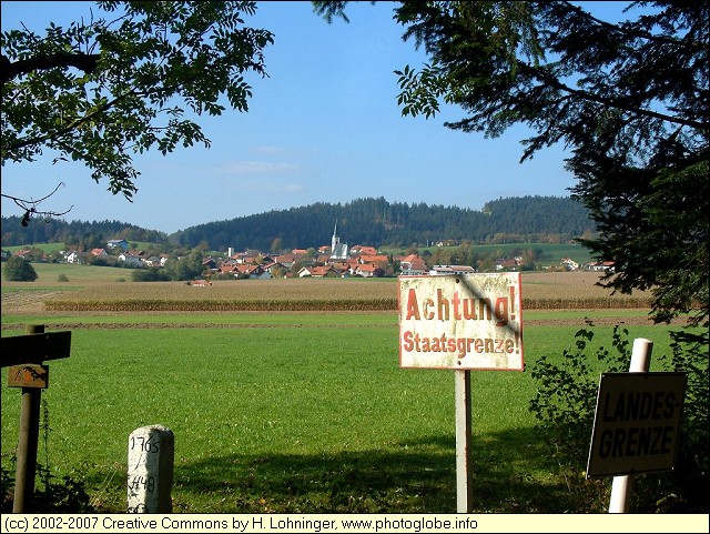 Border between Austria and Germany