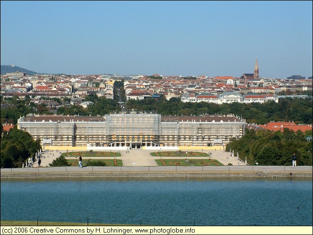 Palace of Schnbrunn and Part of Vienna seen from Gloriette