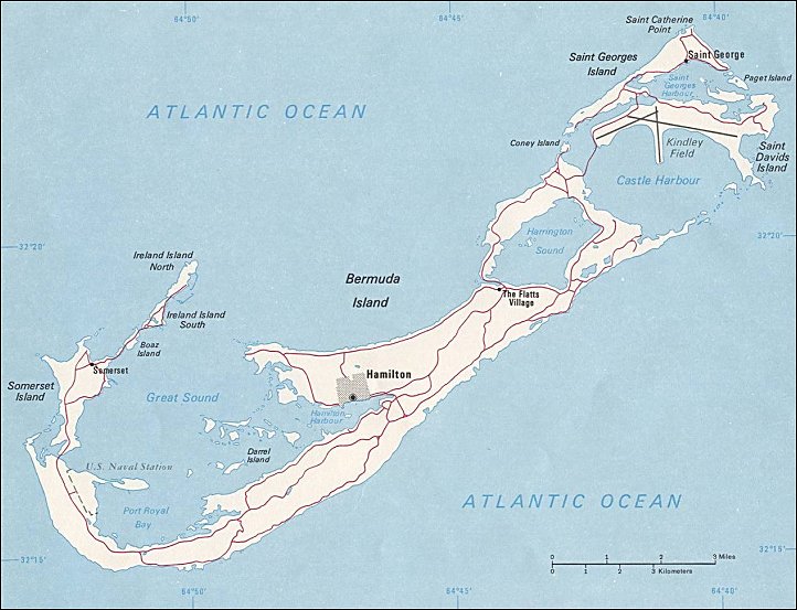 Map of Bermuda