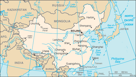 Map of China