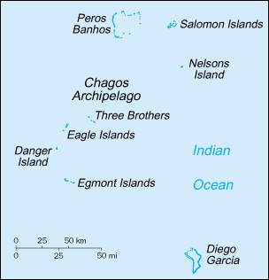 Map of British Indian Ocean Territory