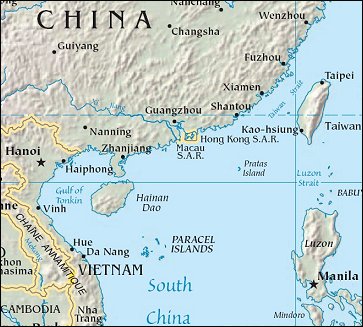 Map of Region around Macau