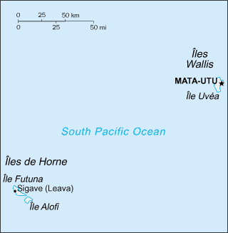 Map of Wallis and Futuna