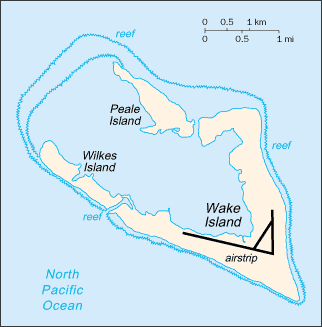 Map of Wake Island