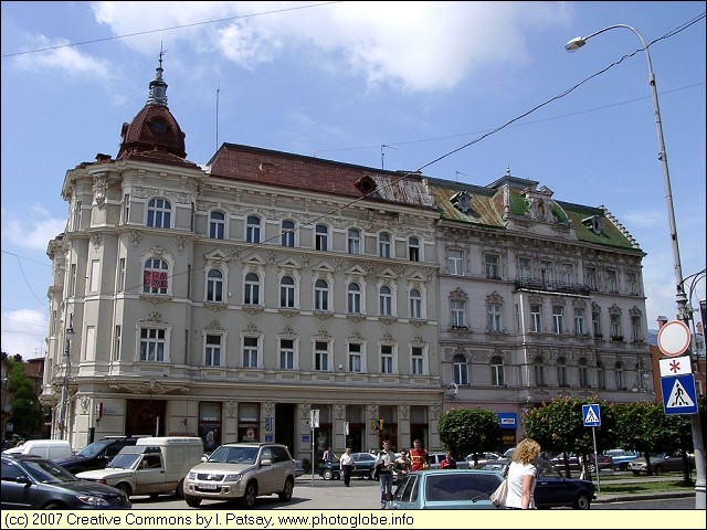 View of the Shevchenko Avenue