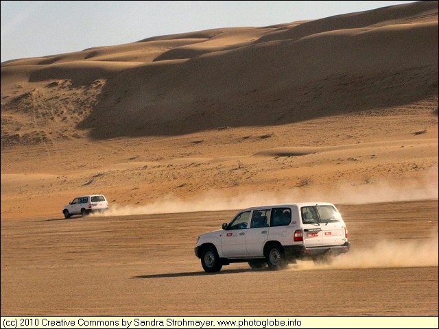 Cars in the Desert