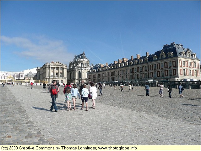 The Entrance of the Palace in Versailles