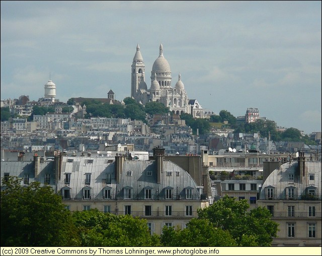 Sacr-Coeur seen from Muse d'Orsay