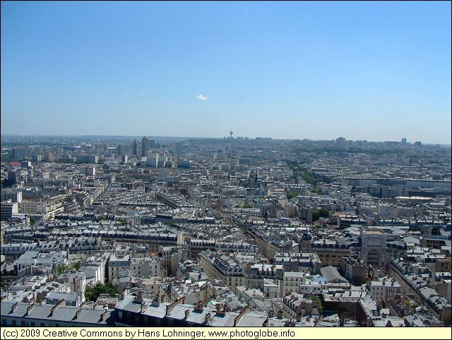 South-Eastern Paris from Montmatre