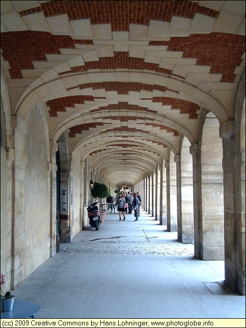 Arcades at the Place des Vosges